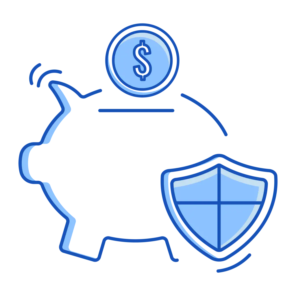 Investment-Insurance-Paper-Insurance-Icon-Doodle-Style